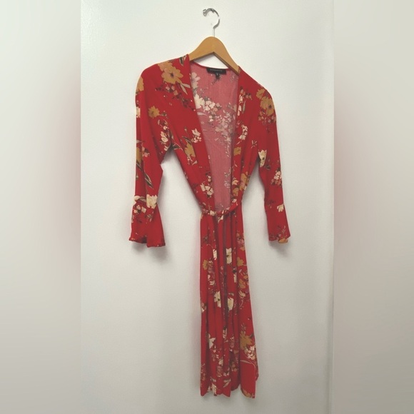 Dynamite Open Front Belted Duster - Picture 4 of 9